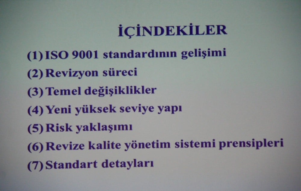 Kalite Yönetimi Sistemi Temel Eğitimi Yapıldı - 65