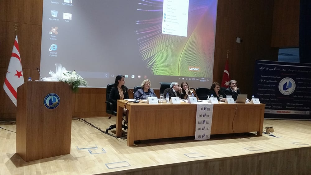 Lefke Avrupa Üniversitesinde “Kadın İçin Adalet" Paneli Düzenlendi - 3