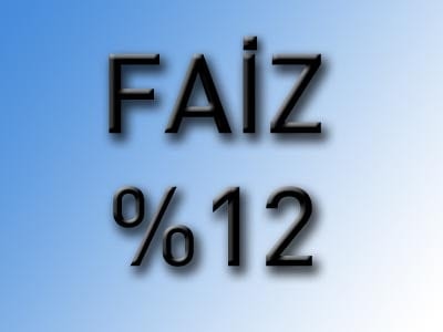 Yasal Faiz Değişiyor %12