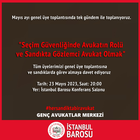 Seçim Güvenliği'nde Avukatın Rolü ve Sandıkta Gözlemci Avukat Olmak