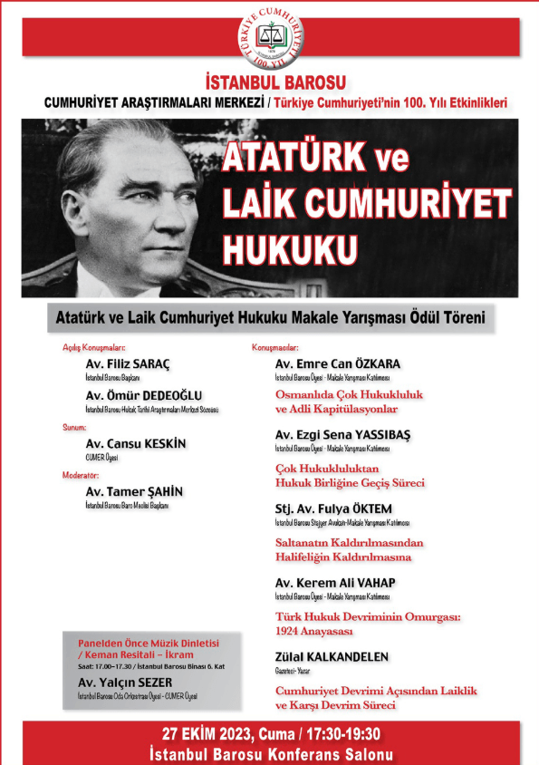 Atatürk ve Laik Cumhuriyet Hukuku Paneli