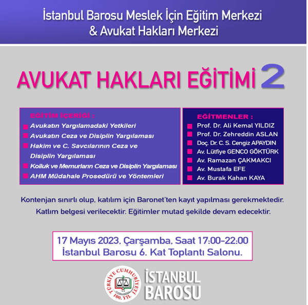 Avukat Hakları Eğitimleri 2