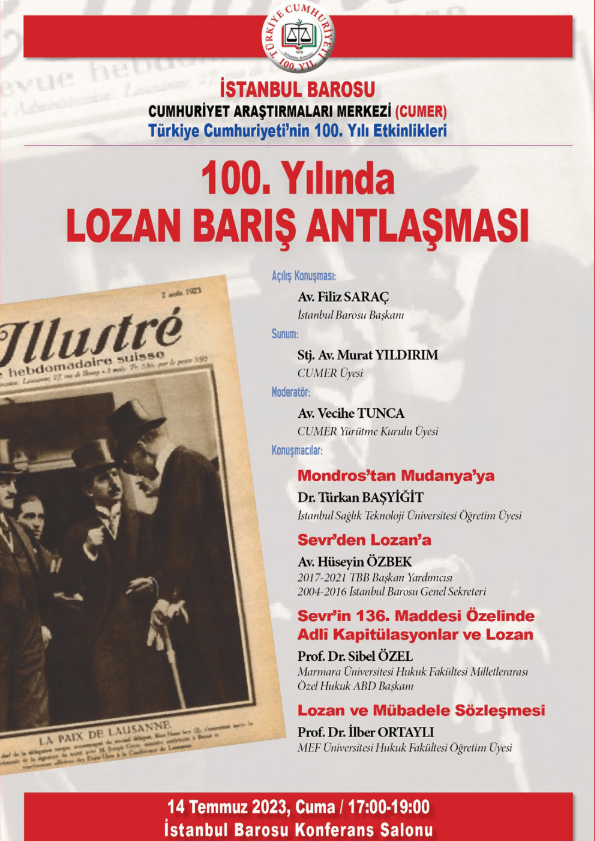 100. Yılında Lozan Barış Antlaşması