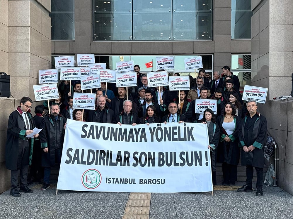Av. Naim Eminoğlu’nun Tutuklanmasına Kitlesel İtiraz