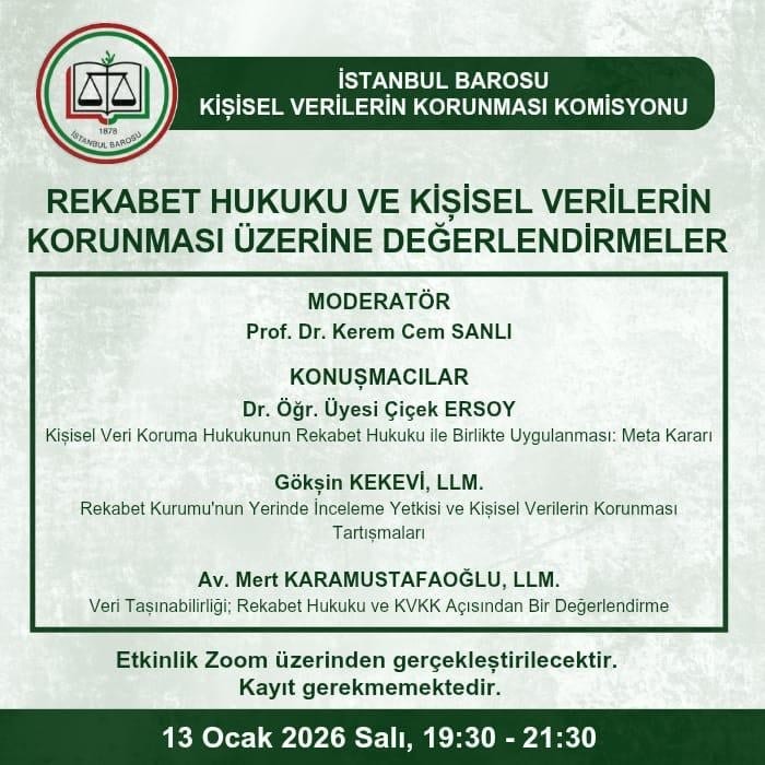 Rekabet Hukuku ve Kişisel Verilerin Korunması Üzerine Değerlendirmeler