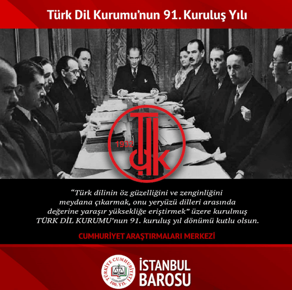 Türk Dil Kurumu'nun 91. Kuruluş Yıl Dönümü