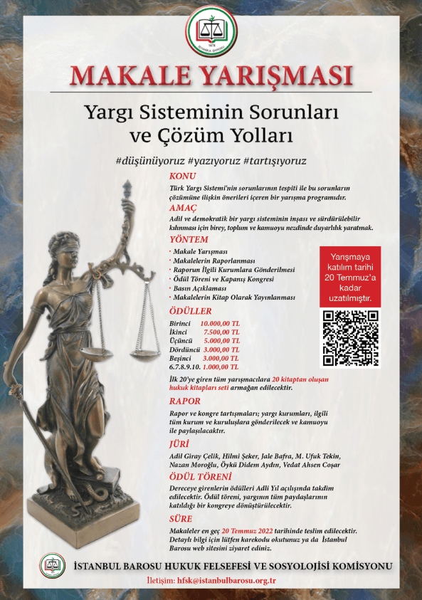 Makale Yarışması: Yargı Sisteminin Sorunları ve Çözüm Yolları