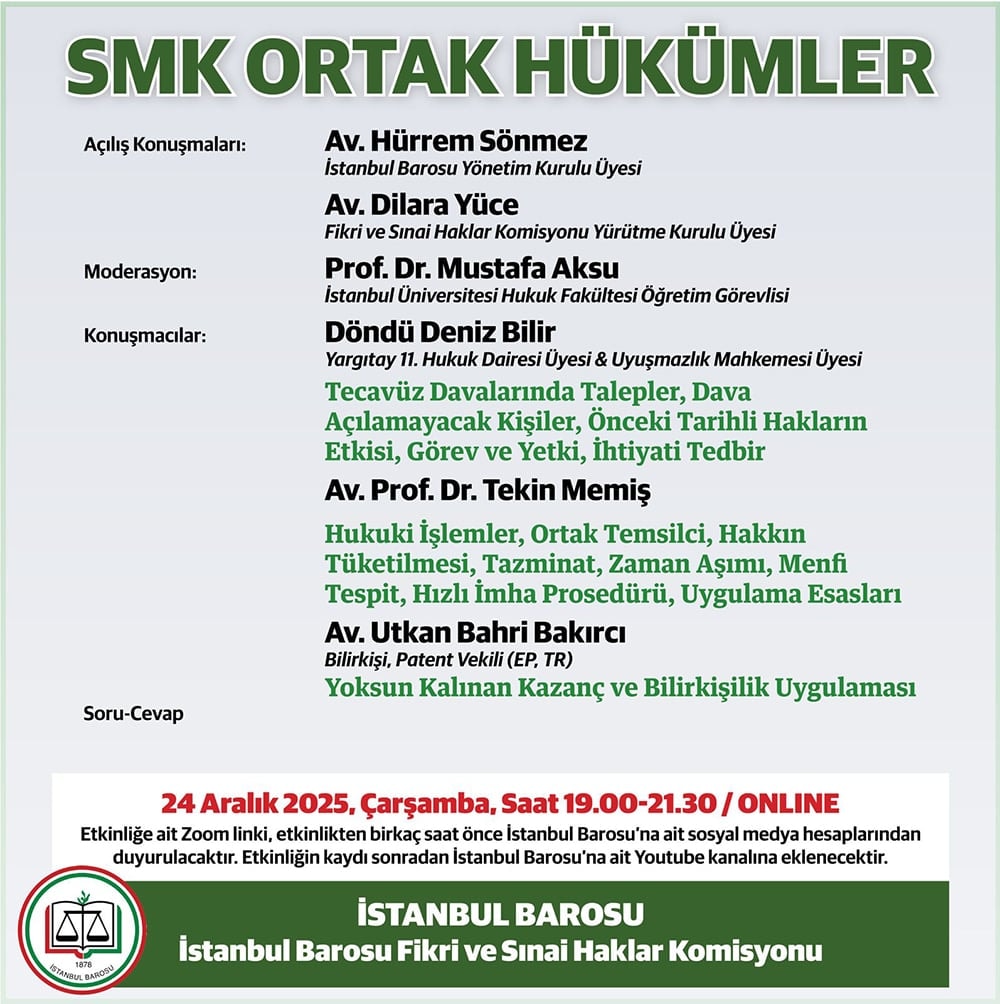 SMK Ortak Hükümler