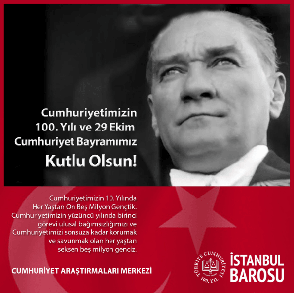 Cumhuriyet Bayramımız Kutlu Olsun!