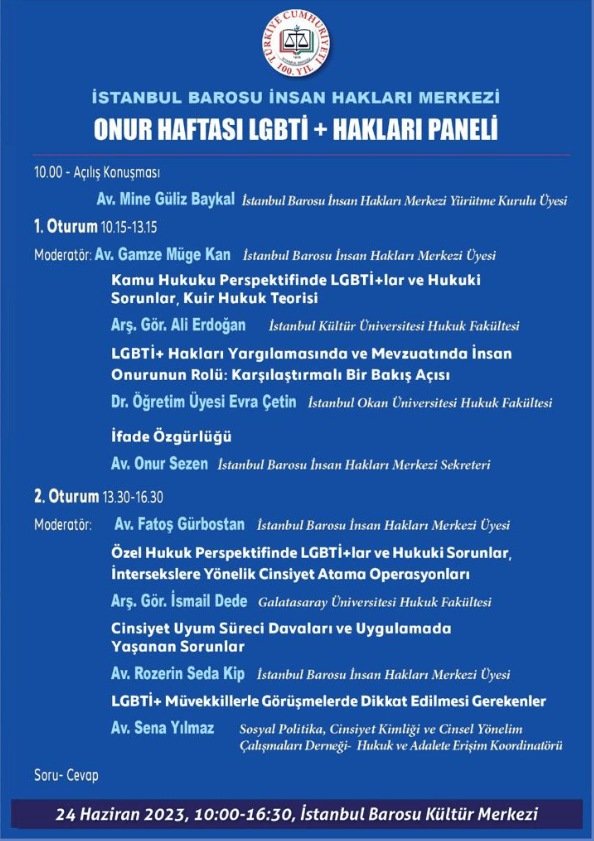 Onur Haftası LGBTİ+ Hakları Paneli