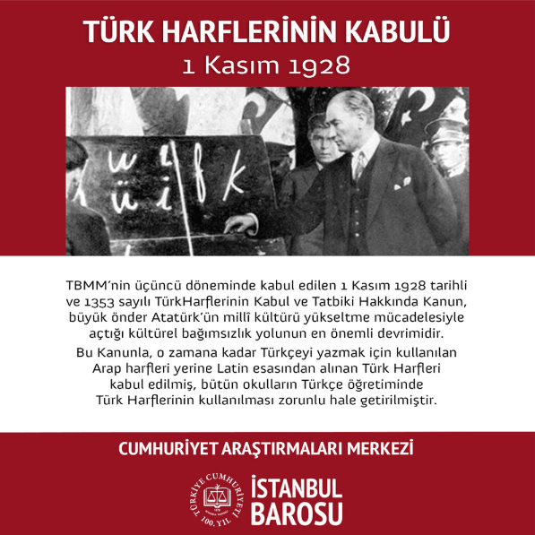Türk Harflerinin Kabulü Hakkında Kanun