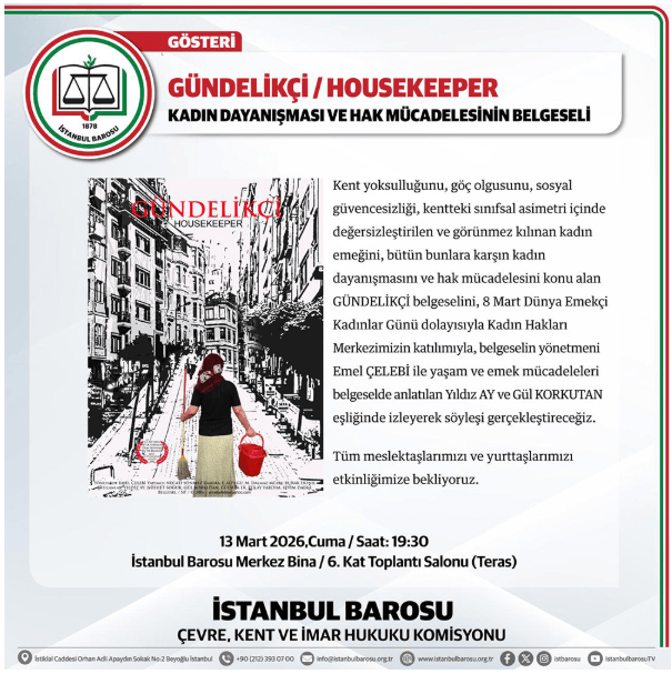 Gösteri: Gündelikçi / Housekeeper