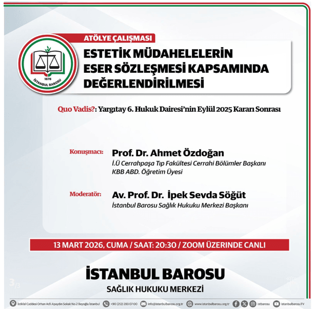 Estetik Müdahalelerin Eser Sözleşmesi Kapsamında Değerlendirilmesi