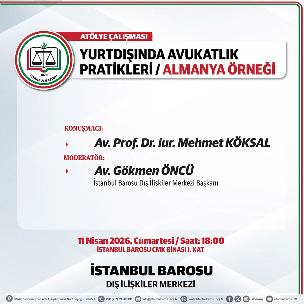 Yurtdışında Avukatlık Pratikleri / Almanya Örneği