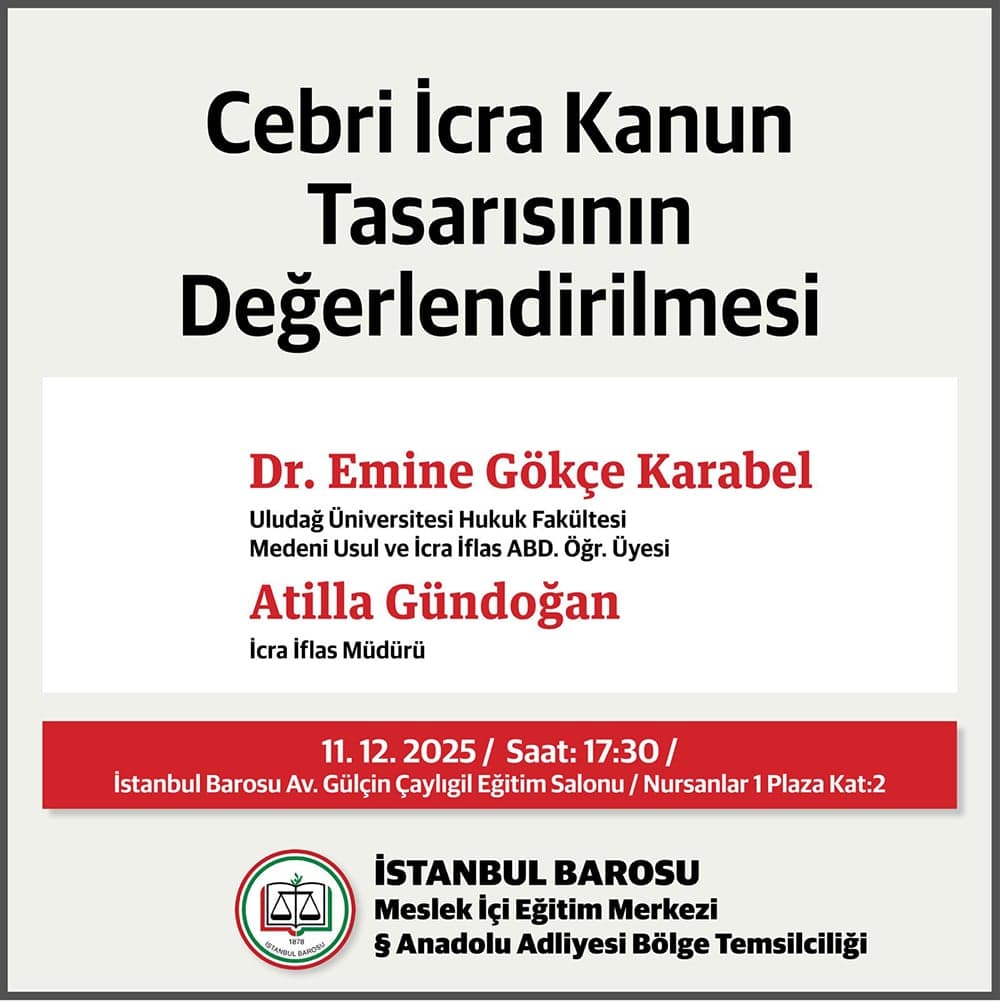 Cebri İcra Kanun Tasarısının Değerlendirilmesi