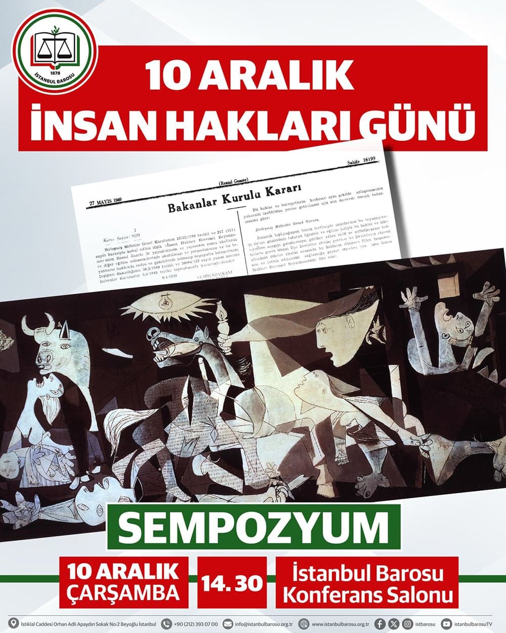10 Aralık Dünya İnsan Hakları Günü Sempozyumu
