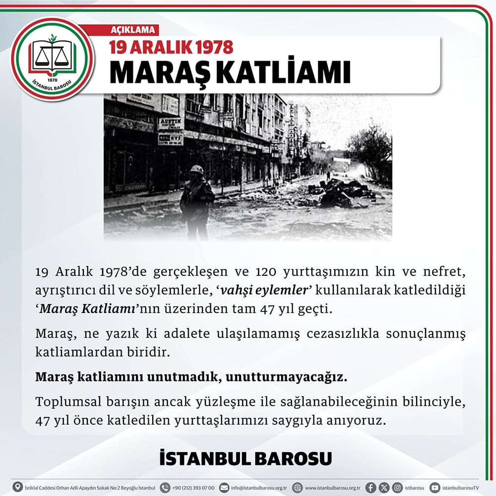 19 Aralık 1978: Maraş Katliamı