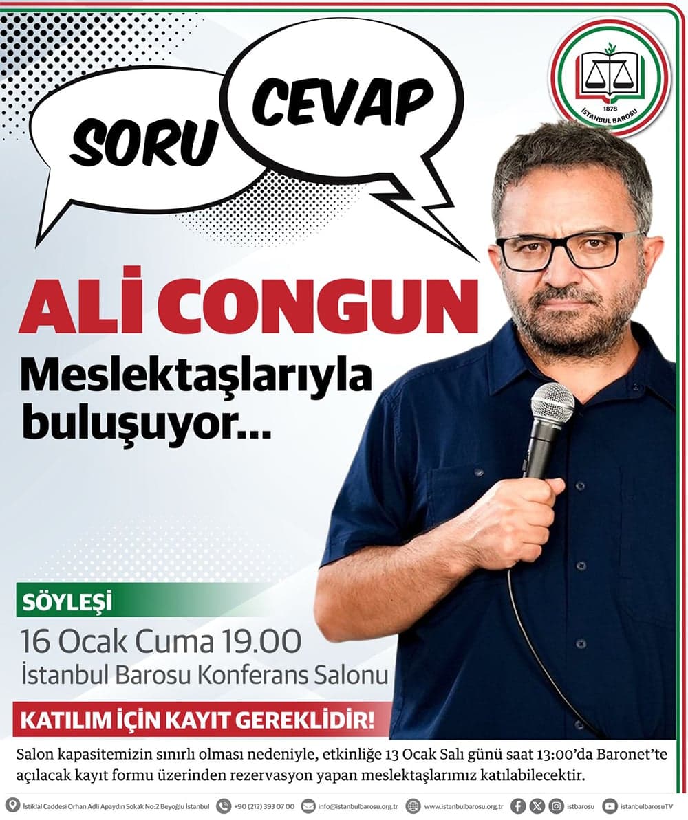 Ali Congun Meslektaşlarıyla Buluşuyor!