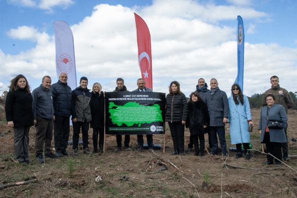 İstanbul Barosu Hatıra Ormanı’na Depremde Kaybettiğimiz Meslektaşlarımız Anısına Fidan Diktik
