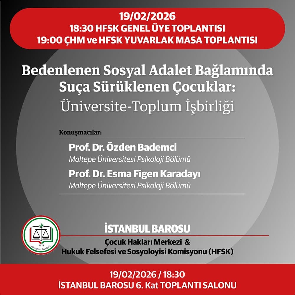 Bedenlenen Sosyal Adalet Bağlamında Suça Sürüklenen Çocuklar: Üniversite - Toplum İşbirliği