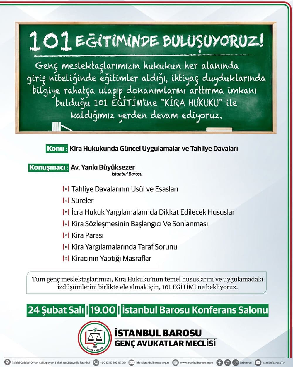 101 Eğitiminde Buluşuyoruz!