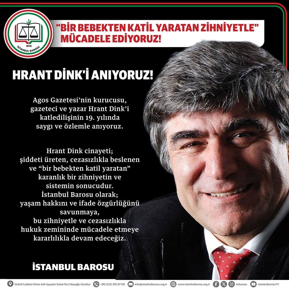 Hrant Dink’i Anıyoruz!