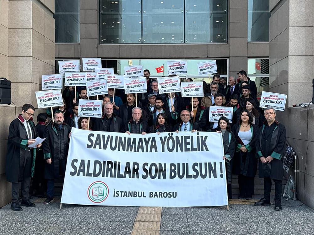 Av. Naim Eminoğlu’nun Tutuklanmasına Kitlesel İtiraz