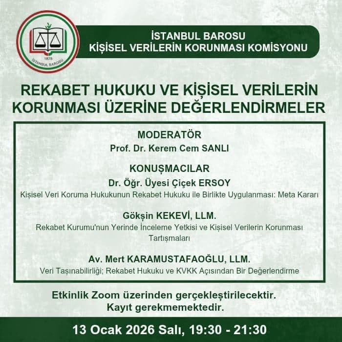 Rekabet Hukuku ve Kişisel Verilerin Korunması Üzerine Değerlendirmeler