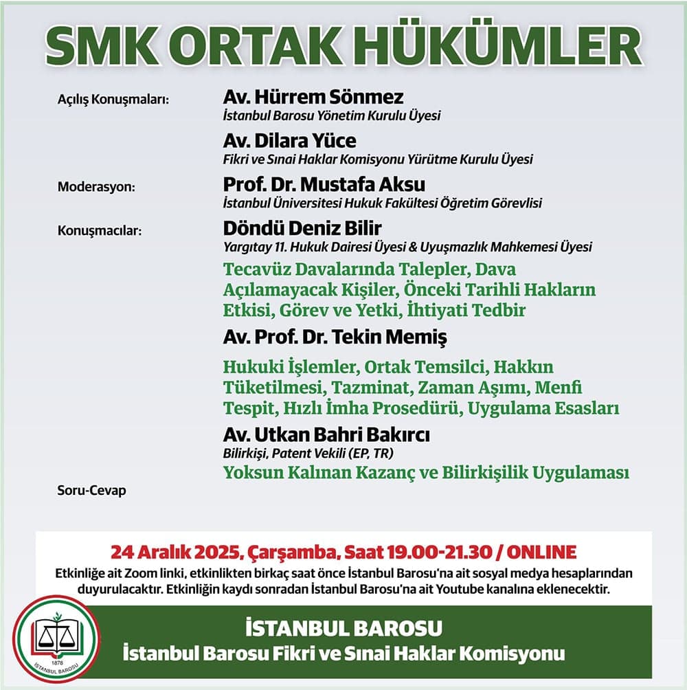 SMK Ortak Hükümler
