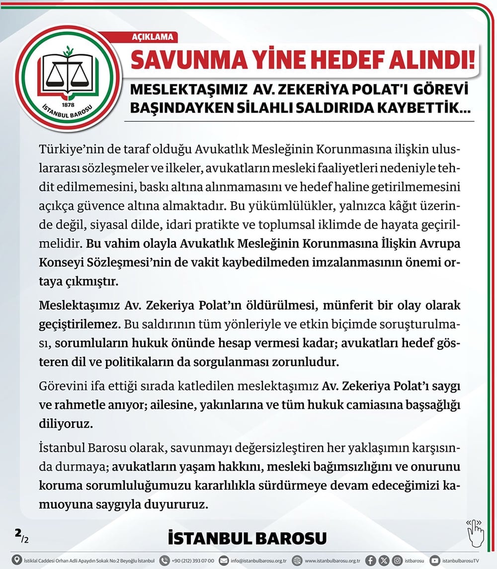 Savunma Yine Hedef Alındı!