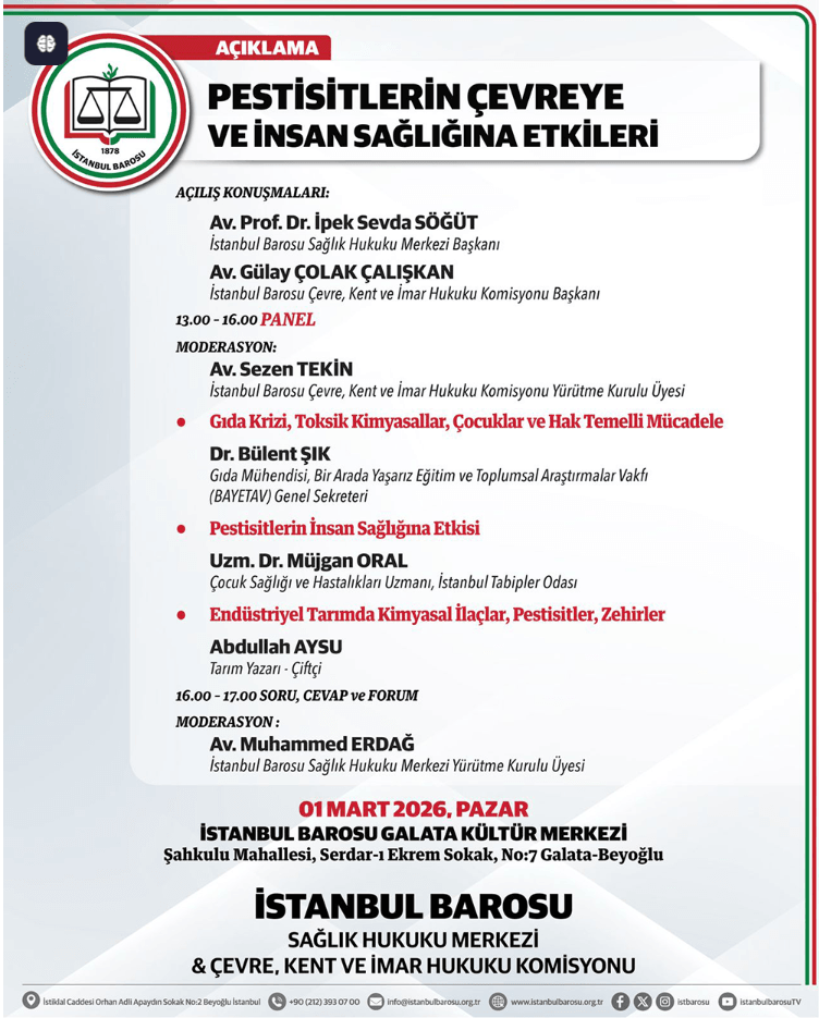 Pestisitlerin Çevreye ve İnsan Sağlığına Etkileri