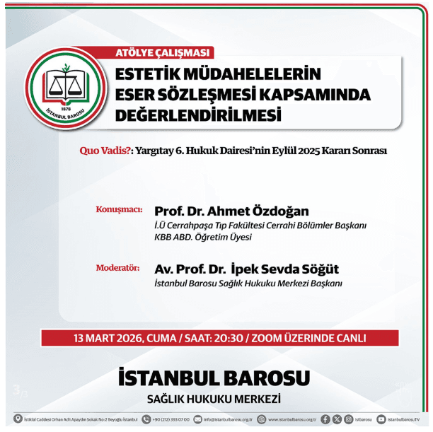 Estetik Müdahalelerin Eser Sözleşmesi Kapsamında Değerlendirilmesi