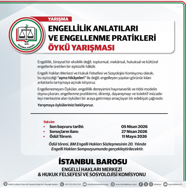 Engellilik Anlatıları ve Engellenme Pratikleri Öykü Yarışması