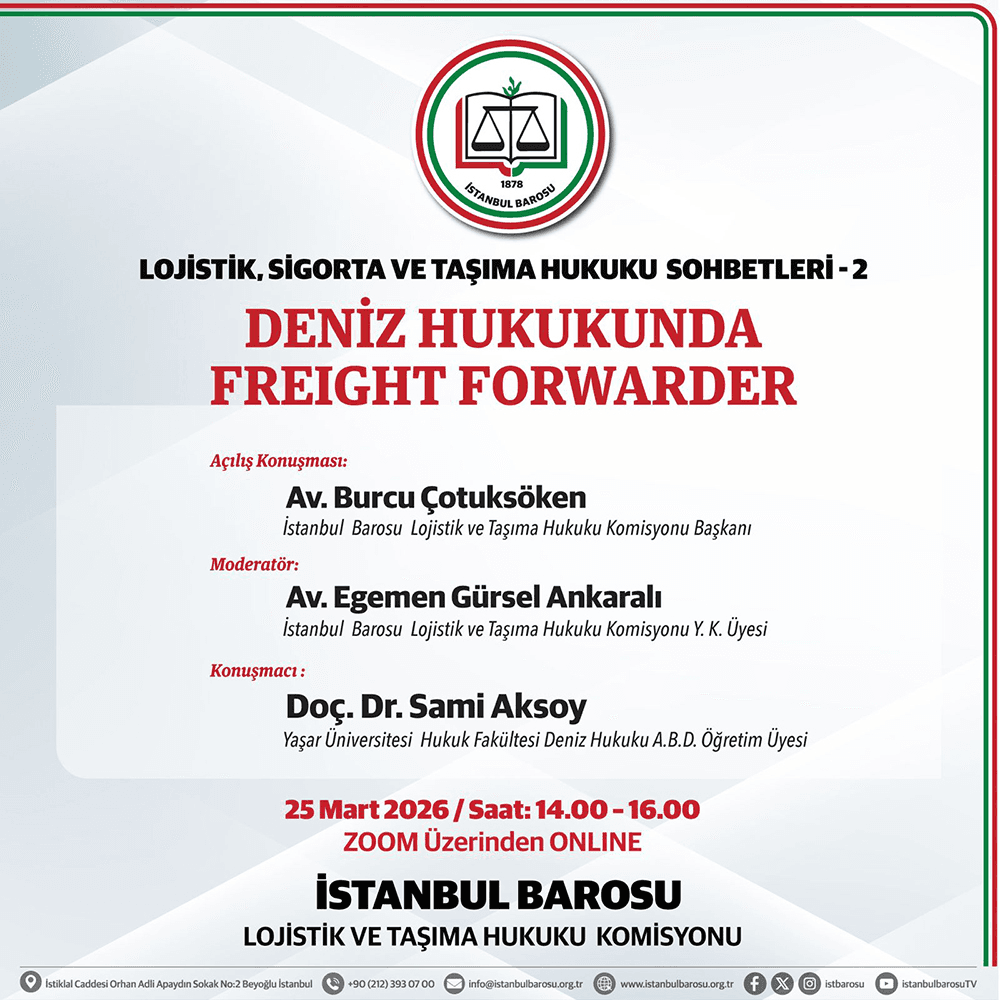 Deniz Hukukunda Freight Forwarder