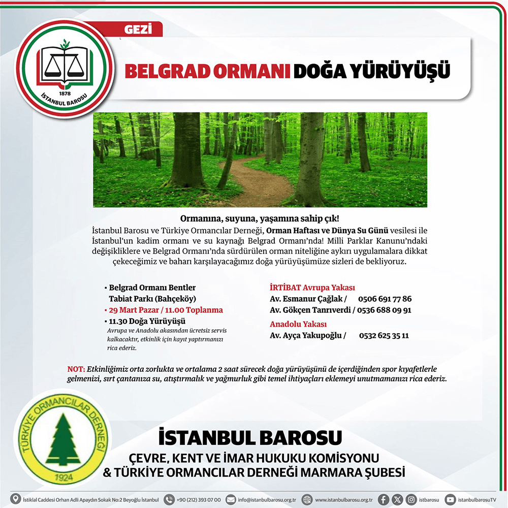 Belgrad Ormanı Doğa Yürüyüşü