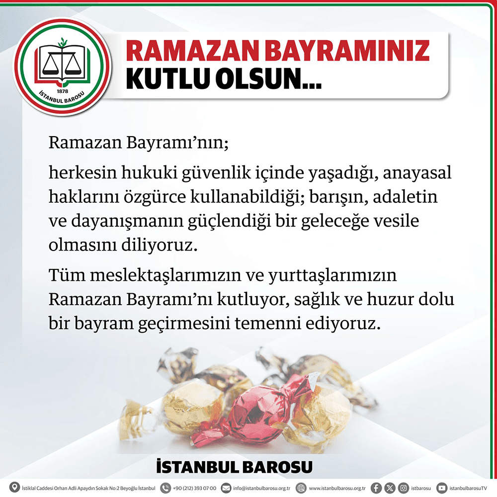 Ramazan Bayramınız Kutlu Olsun
