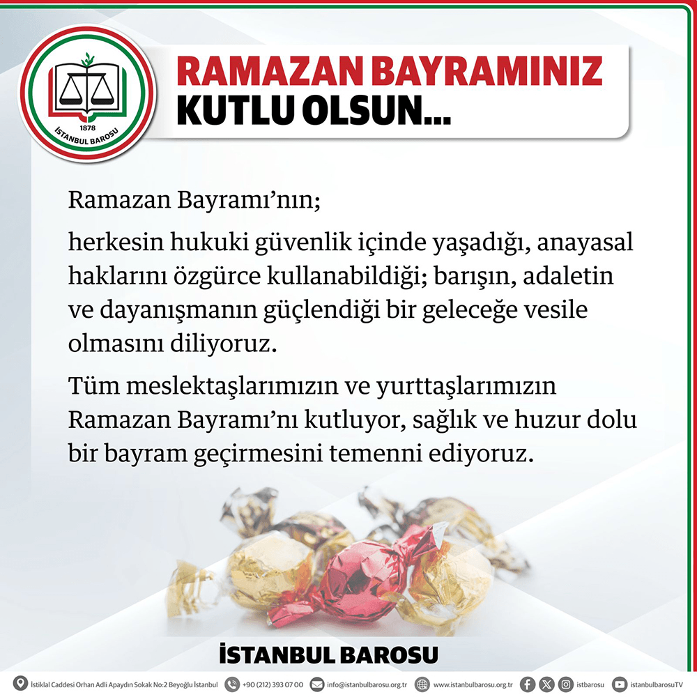 Ramazan Bayramınız Kutlu Olsun