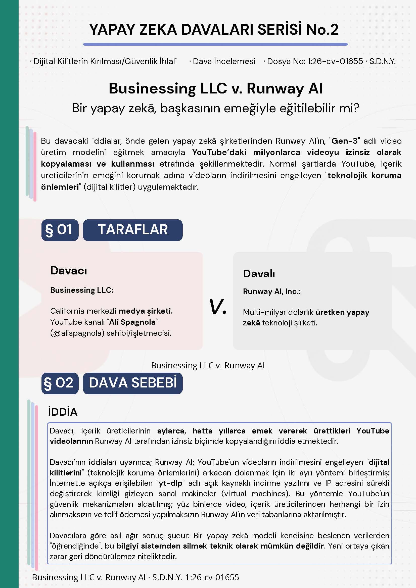 YAPAY ZEKA DAVALARI SERİSİ No.2