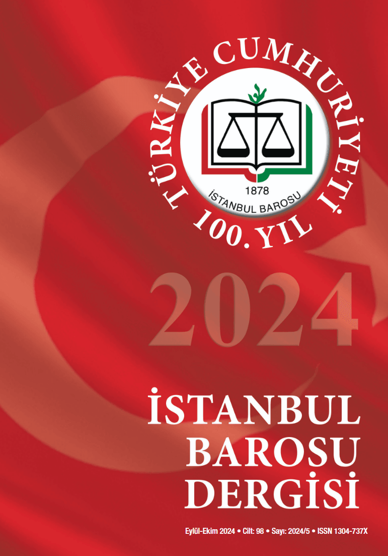 Cilt: 98 Sayı: 2024/5