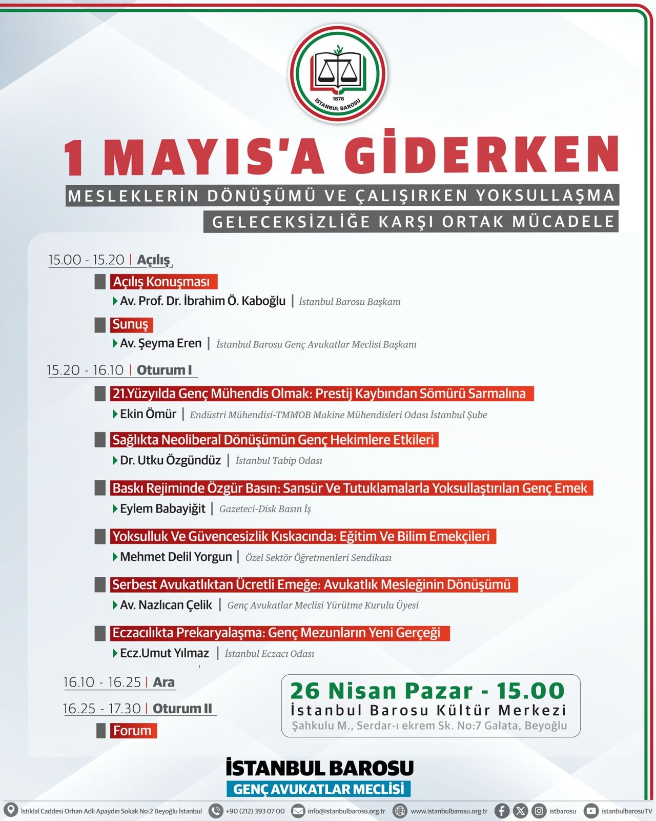 1 MAYIS'A GİDERKEN
