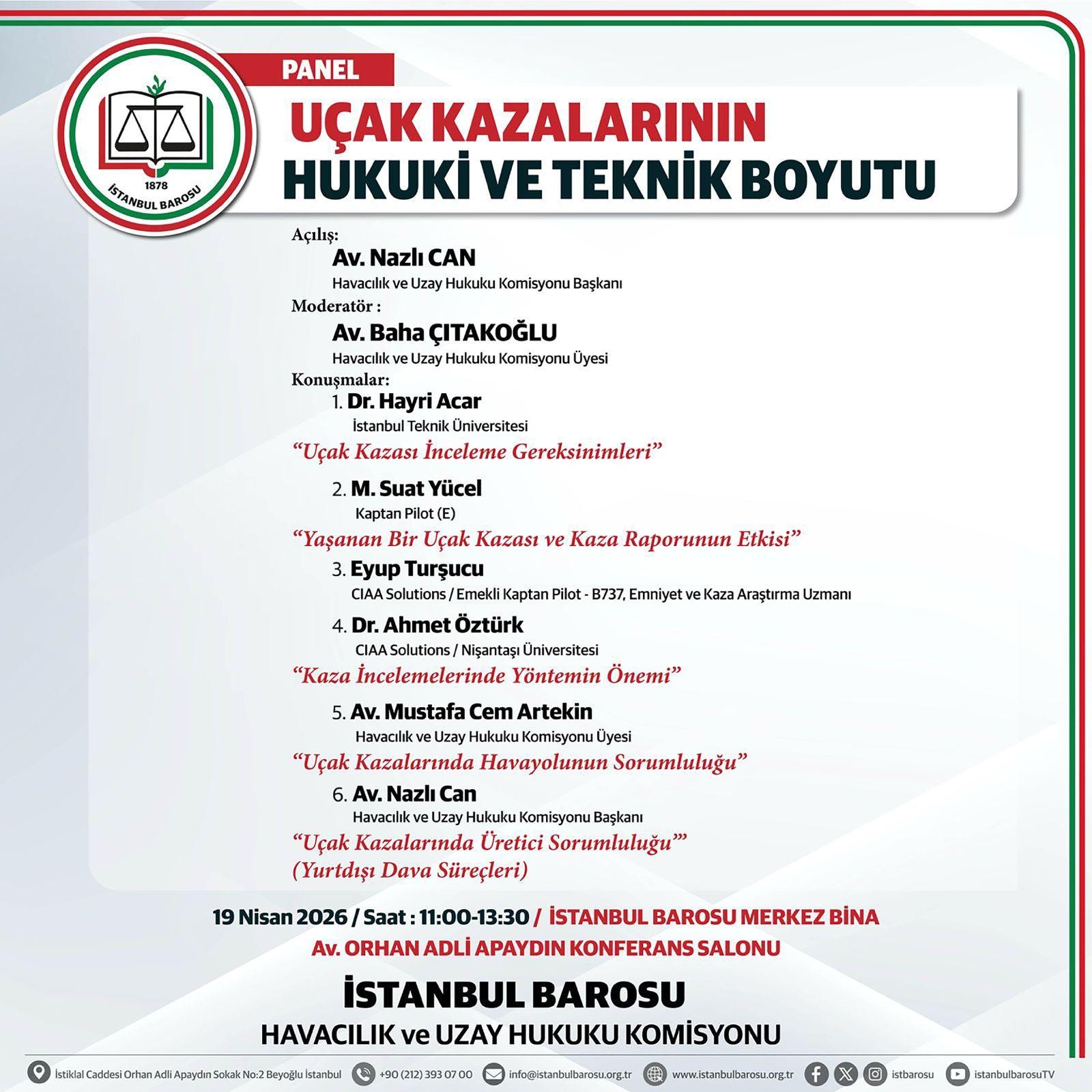 UÇAK KAZALARININ HUKUKİ VE TEKNİK BOYUTU