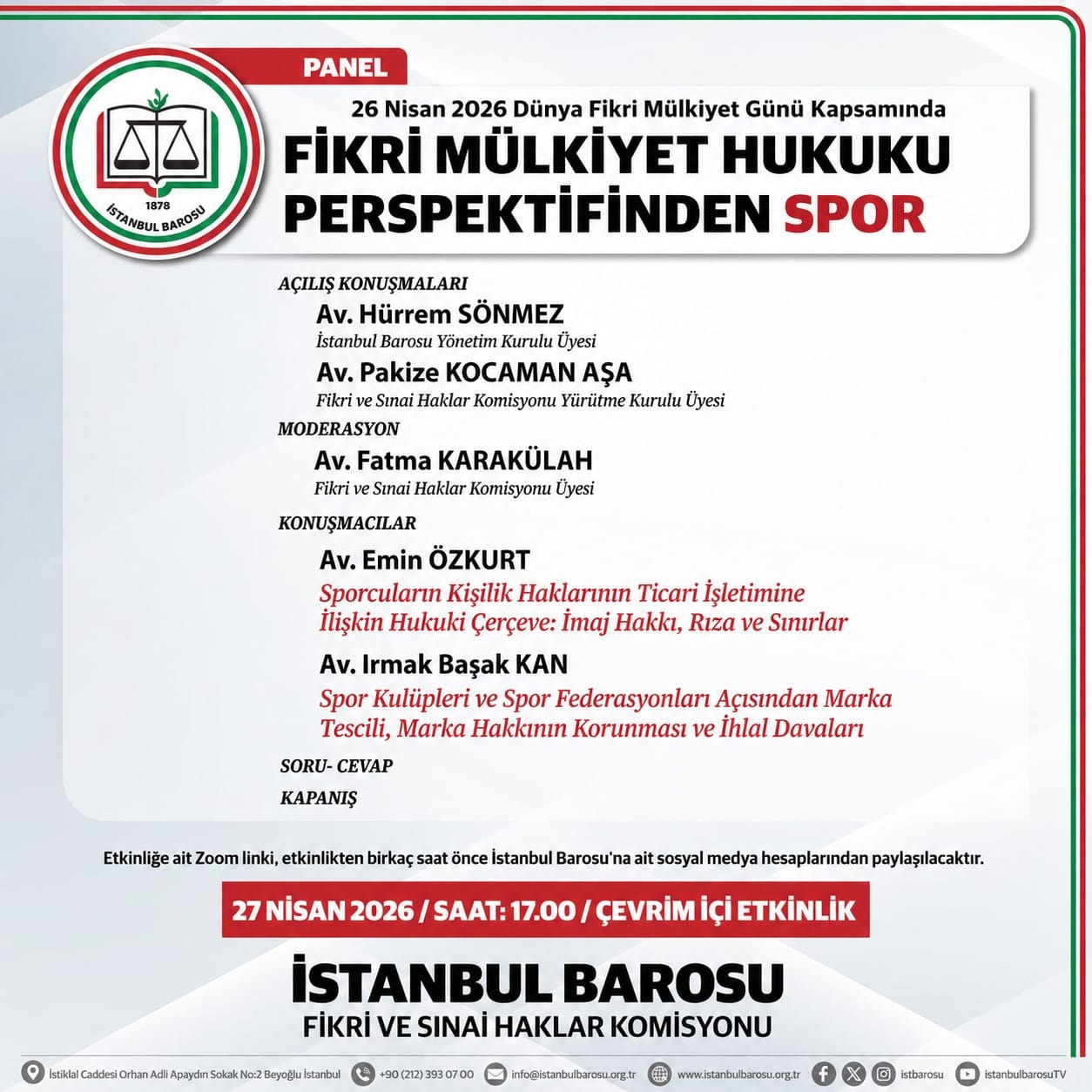FİKRİ MÜLKİYET HUKUKU PERSPEKTİFİNDEN SPOR
