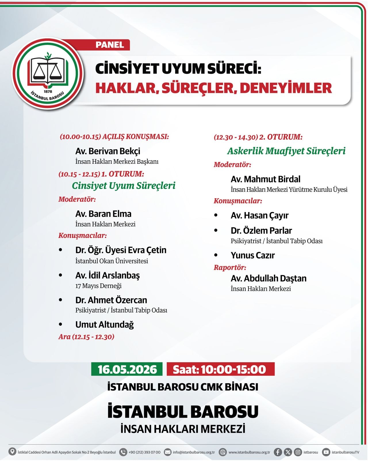 CİNSİYET UYUM SÜRECİ: HAKLAR, SÜREÇLER, DENEYİMLER