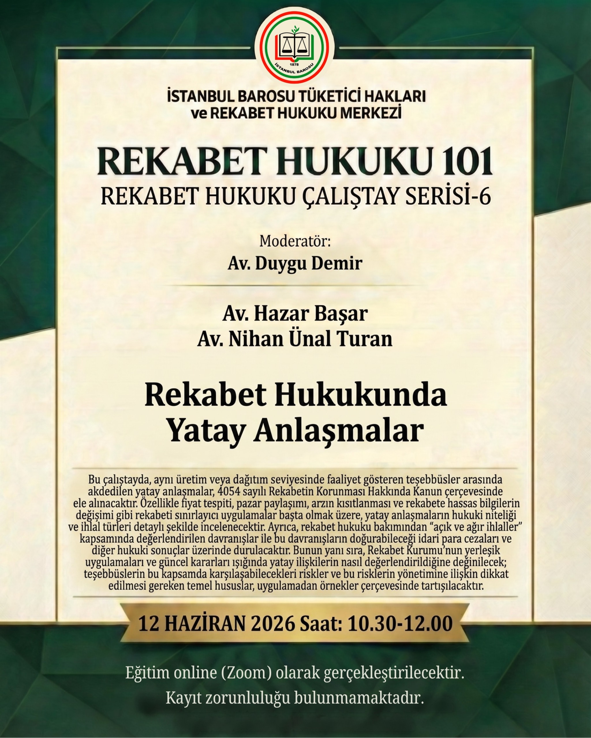 REKABET HUKUKU 101