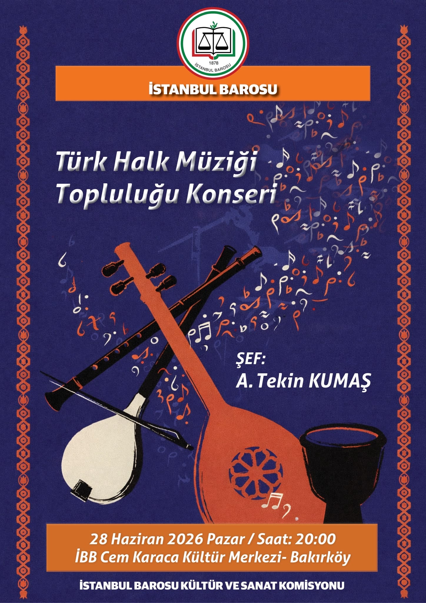TÜRK HALK MÜZİĞİ TOPLULUĞU KONSERİ