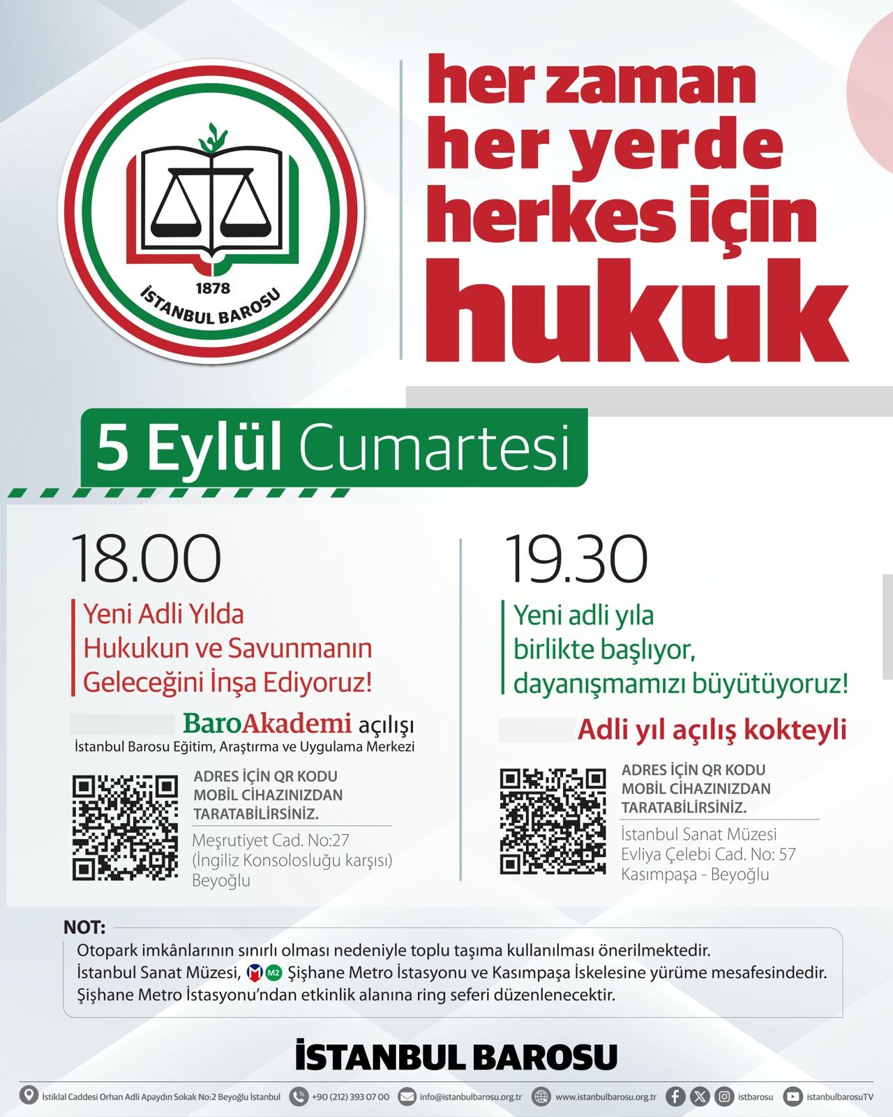 ADLİ YILI BİRLİKTE AÇIYORUZ!