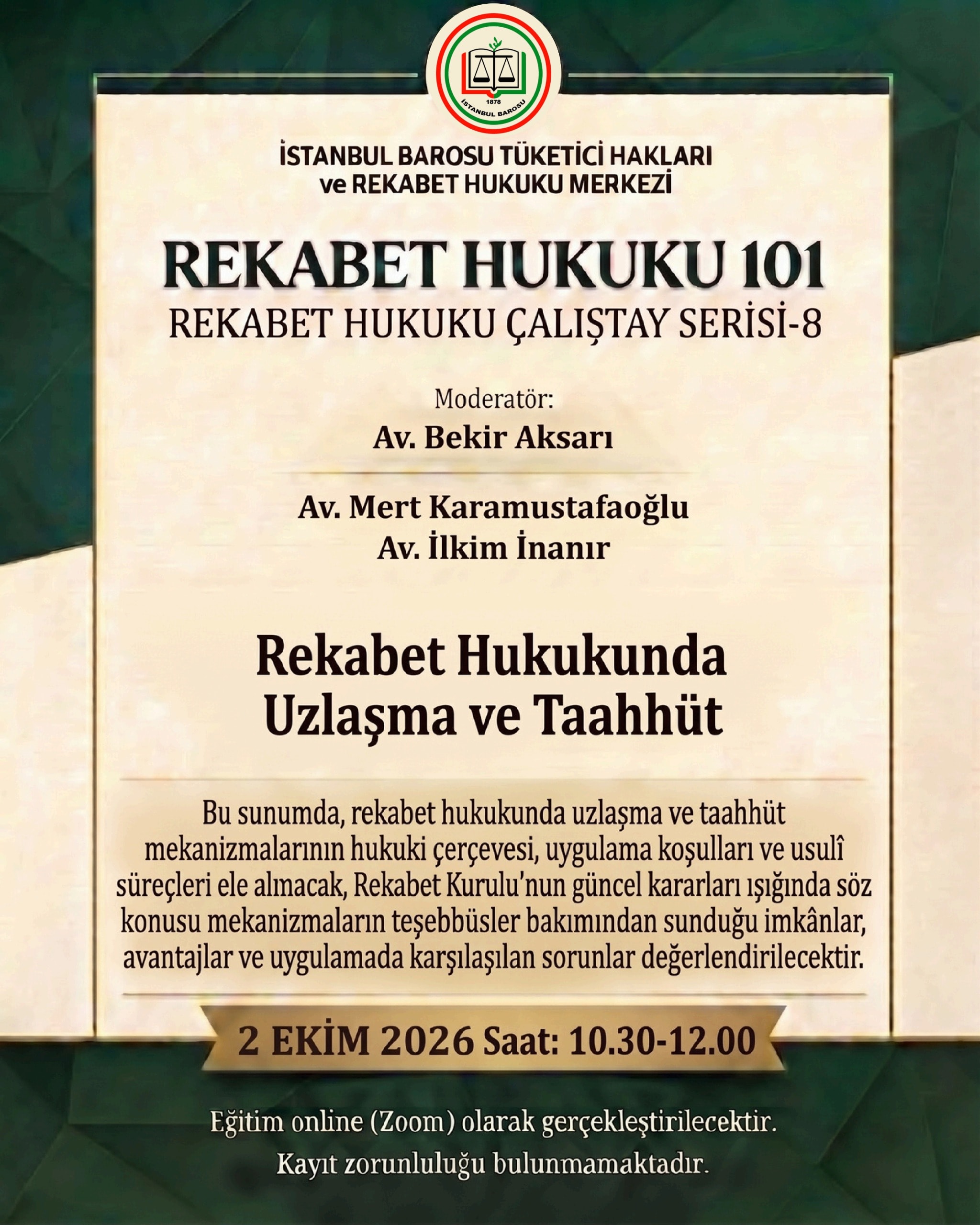REKABET HUKUKU 101