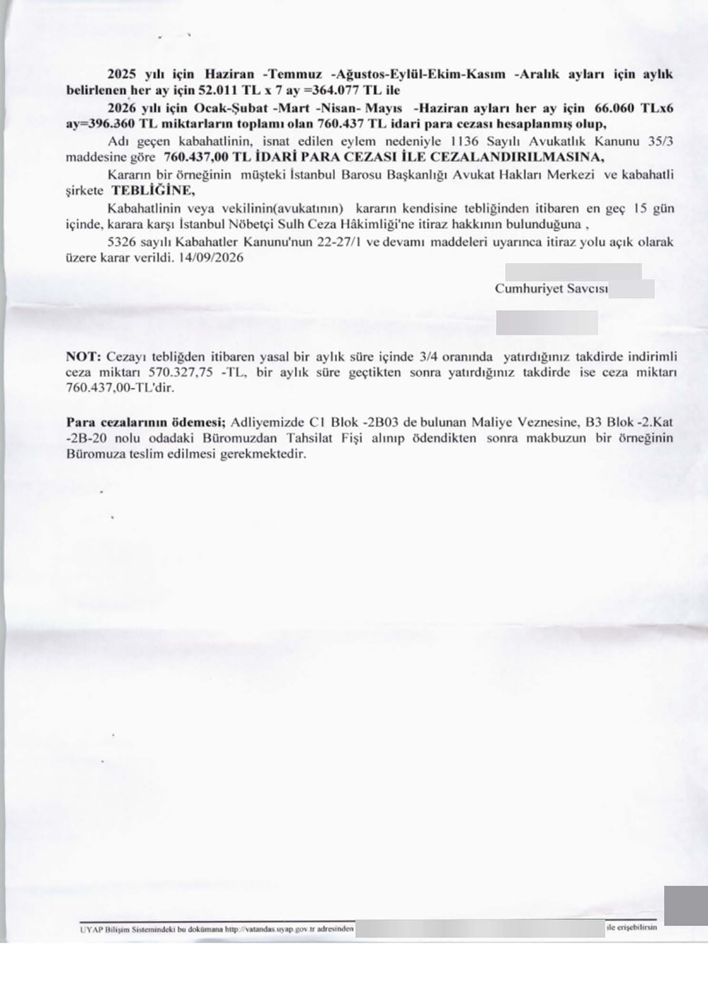 AVUKAT EMEĞİNİ VE MESLEKİ FAALİYET ALANIMIZI KORUMAKTA KARARLIYIZ! - 5