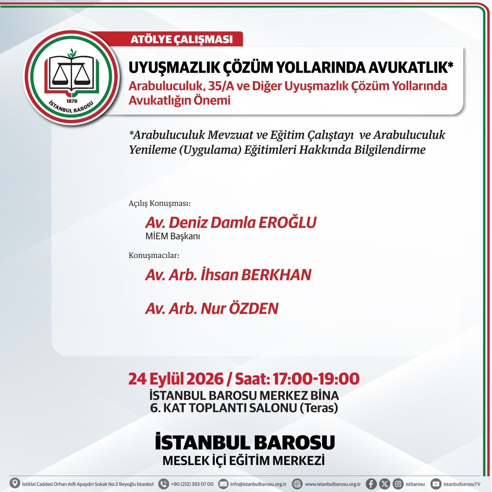 UYUŞMAZLIK ÇÖZÜM YOLLARINDA AVUKATLIK