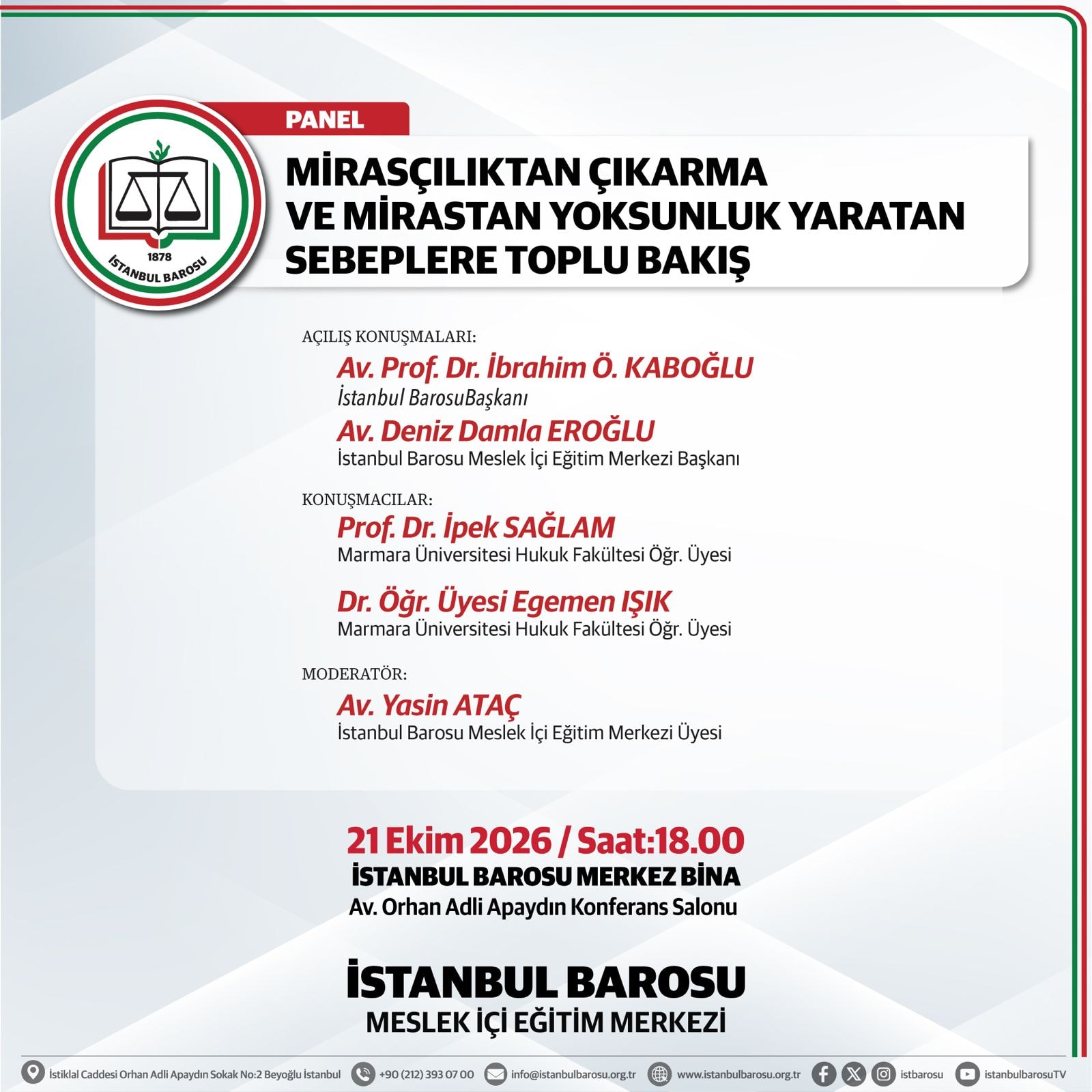 MİRASÇILIKTAN ÇIKARMA VE MİRASTAN YOKSULLUK YARATAN SEBEPLERE TOPLU BAKIÇ